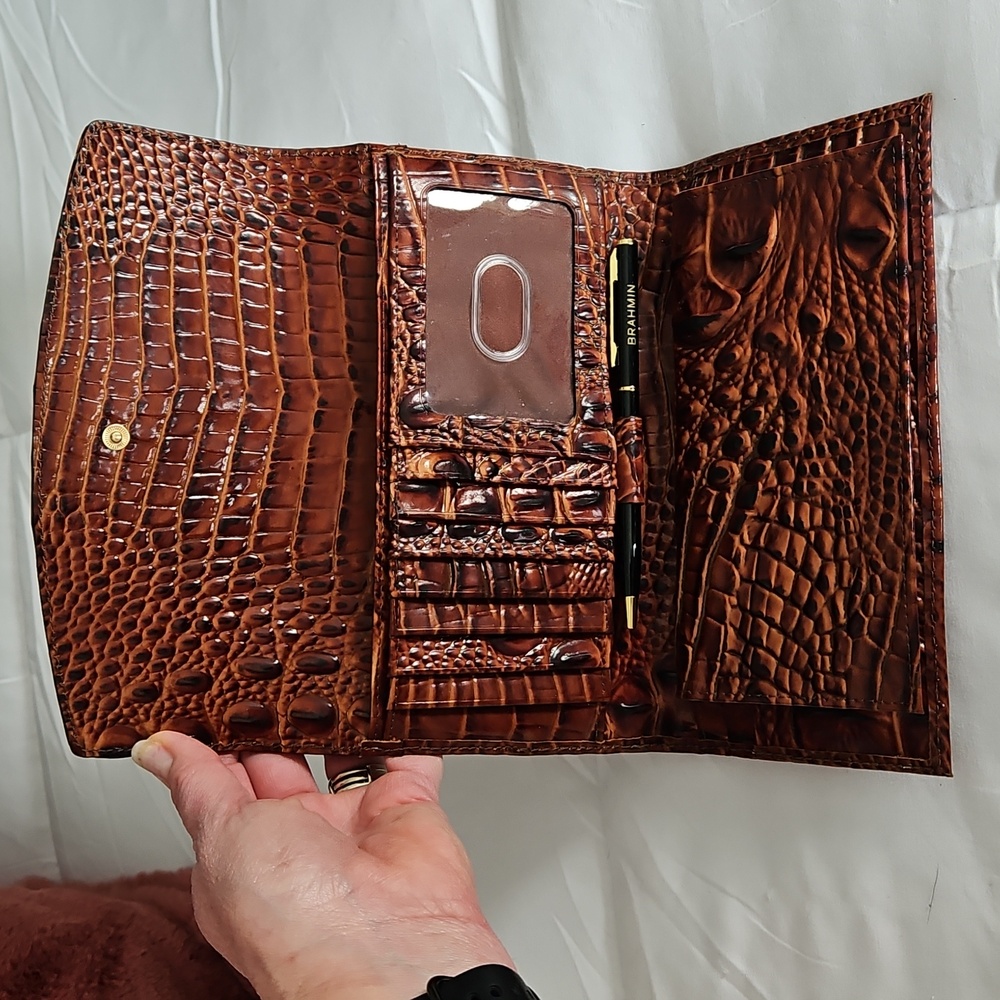 Brahmin Medium Asher Melbourne With Matching Checkbook Wallet - Picture 7 of 13